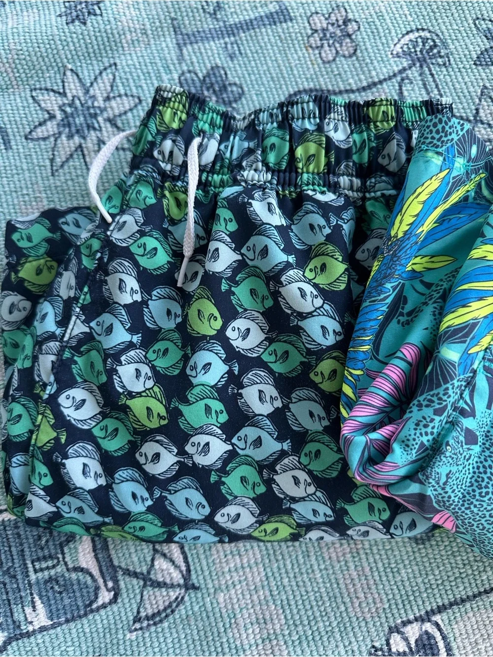 Boys Swim trunk Bundle 3 Shorts - Cat and Jack,Art Class and J. Crew - Size 10